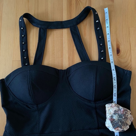 NWOT Material Girl Black Studded Dress - Picture 10 of 16